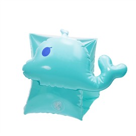 Swim Arm Floats Penta Angel 2Pcs PVC Cute Cartoon Inflatable Arm Band Flotation Sleeves Tubes Blow Up Water Rings for Little Girls Boys Summer Outdoor Swimming Pool Beach Party… (Whale)