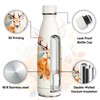 KollyKolla Stainless Steel Drinking Bottle, 500 ml, 3D Print Drinking