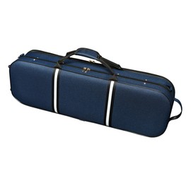 MI&VI Avanti Series Light Hard Violin Case (Full Size) — Travel Violin Backpack Case for 4/4 Sized Violins, NF-5250 (Blue)
