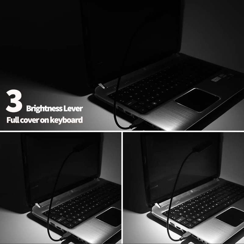 BUBOSPER USB Light for Laptop Keyboard, Thickened & Flexiable 3