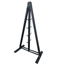 Gym Fitness LAT Pull Down Bar Storage Rack for Mag Grip, Heavy Duty A-Frame Stand for Pulldown Attachments (S-ZHIJIA)