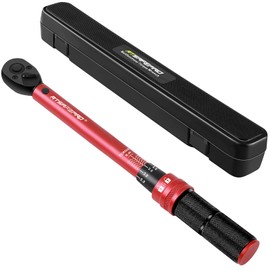 ATsafepro Torque Wrench 3/8 Inch, Drive Click 5-60 Nm Torque Wrench Auto, Dual Direction Adjustable 72 Tooth Bike Torque Wrench for Bike and Motorcycle Car Maintenance