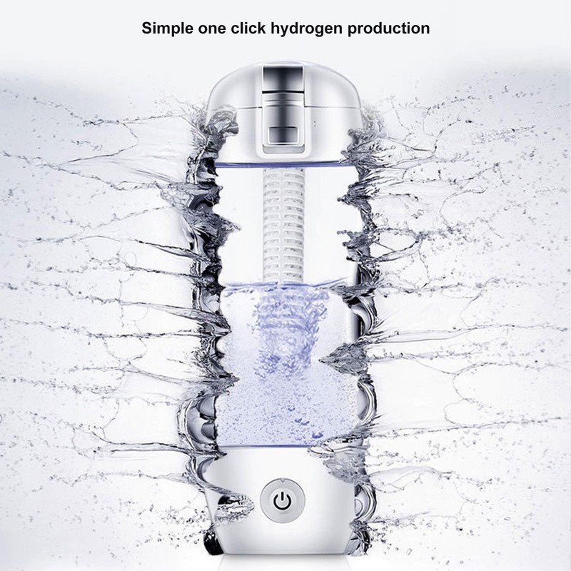 Hydrogen Water Bottle 350ML Portable Quick Electrolysis Hydrogen Rich Water