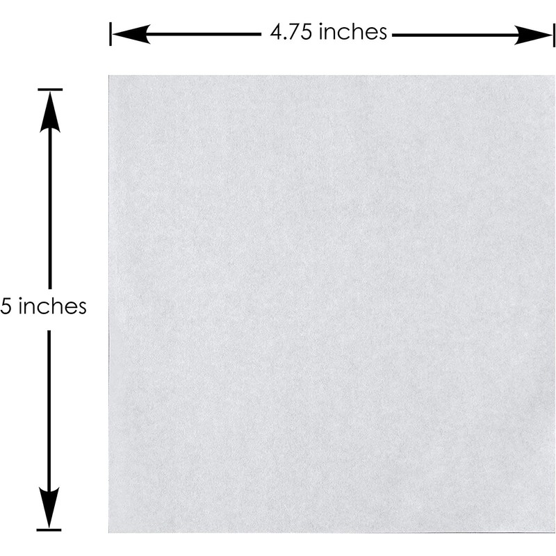 Patty Paper - Hamburger press Patty Paper Sheets 4.75x5" -