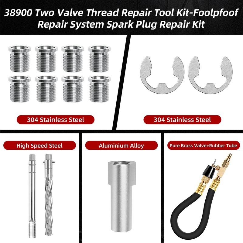 CLLOMAGY 38900 Two Valve Tool Kit for Ford Triton,Spark Plug