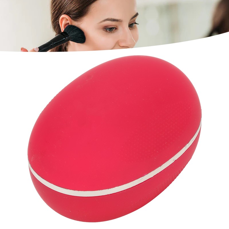 Flat Top Makeup Brush Goose Egg Shaped Clean Pores Face