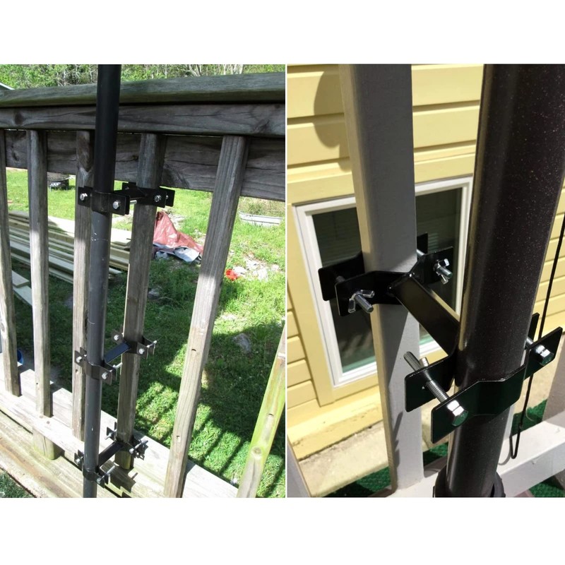 Umbrella Deck Mount, Patio Umbrella Bracket Torch Holder Attaches to