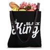 Black King Melanin African American Man Black History Tote Bag