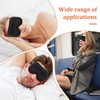 Black Sleep Mask, Comfortable Breathable Eye Masks for Sleep Washable