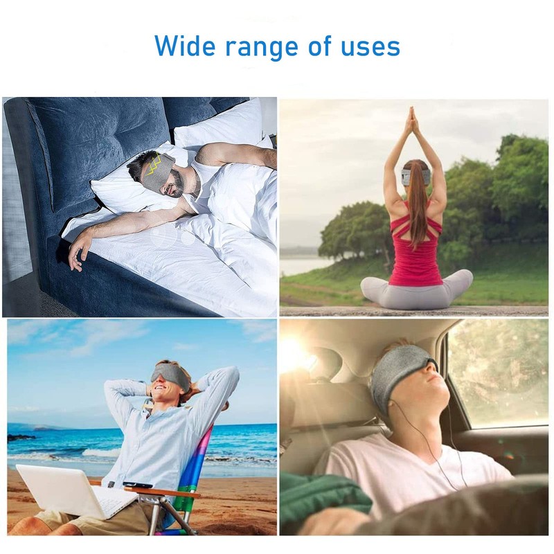 Sleep Mask, Adjustable Light Blocking Sleeping Mask for Deep Relaxation,