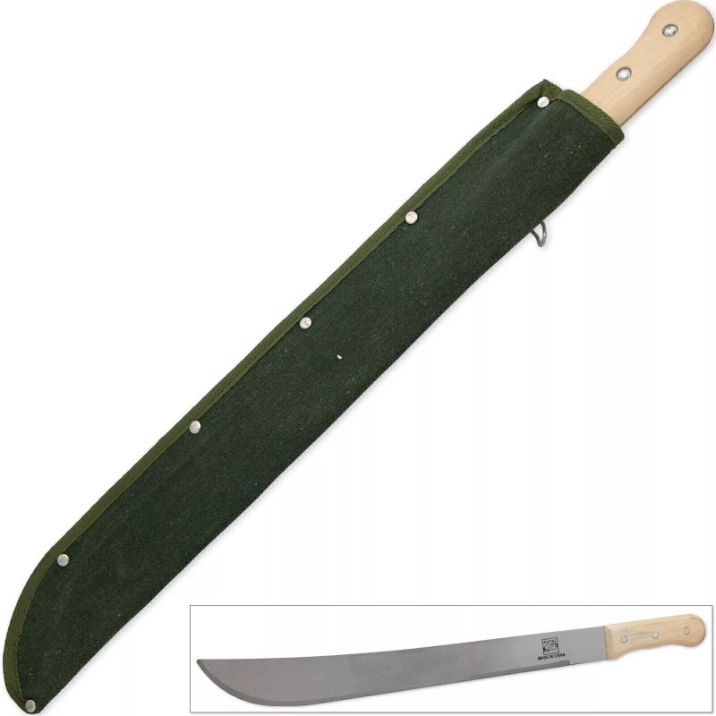 HIGH CARBON STEEL BUSH STYLE OUTDOOR MACHETE KNIFE FUL TANG