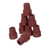 Totority 8pcs Slip Rubber Tips for Walking Sticks Durable Trekking