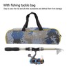 Fishing Pole Kit Carbon Telescopic Portable Durable Lure Rod Set