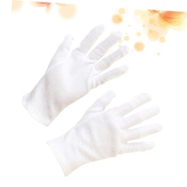 IWOWHERO 12 Pairs Cotton Gloves for Jewelry Handling and Outdoor Work Protective and Comfortable Safety Gloves for Gardening Cleaning and Inspections Reusable and Easy to Clean