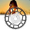 Aluminum Alloy 46T 104 BCD Chainring and Adapter Replacement for