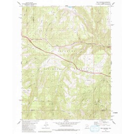 YellowMaps Trail Mountain UT topo map, 1:24000 Scale, 7.5 X 7.5 Minute, Historical, 1981, Updated 1991, 26.8 x 21.8 in - Polypropylene