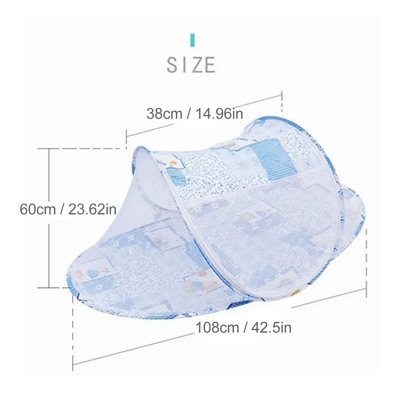 Baby Crib Net Tent, Folding Baby Bed Net Mosquito Net