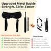 NurtureCare Gait Belt, Upgraded with Metal Buckle & Detachable Leg