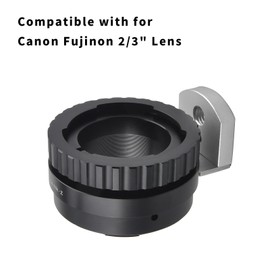 B4 to NIK-Z Lens Mount Adapter, Compatible B4 (2/3 Inch) Lens to Compatible with Nik-Z fc, Z30, Z9, Z8, Z6, Z7, Z6 II, Z7 II, Z5, Z50+ with 1/4 Inch and 3/8 Inch Tripod + Lens Cleaning Cloth