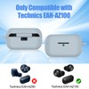 POZCIS for Technics EAH-AZ100 Case Cover, Soft Silicone Protective Earbuds