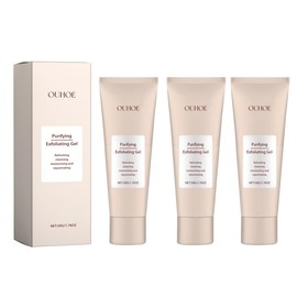 ouhoe Purifying Exfoliating Gel for Facial Skincare and Skin Repair,Moisturizer,Facial Scrub,Cleansing skin,peeling gel,exfoliant,Hydrate,Moisturizing - Quantity: 3 pcs(Ecomomic Choice)