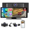 Pyniro 10.26" Portable Apple Carplay Screen for Car, Carplay &