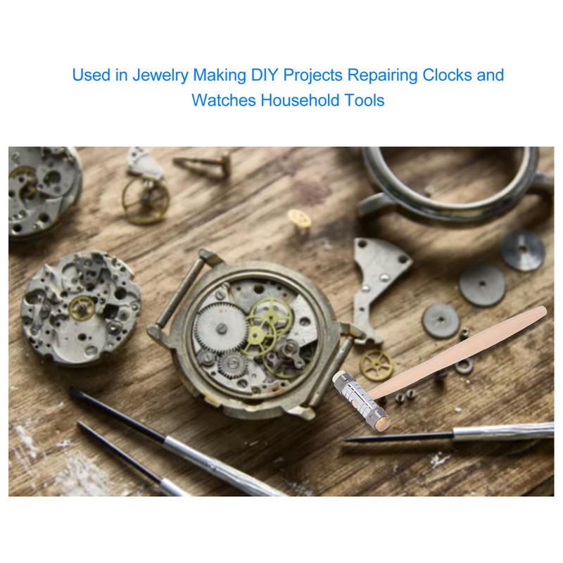 Double Headed Hammer Jewelry Hammer DIY Projects Repairing Clocks Watches