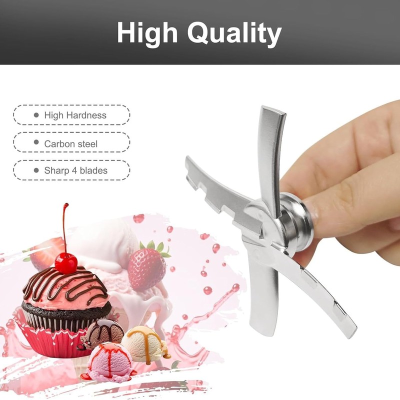 Replacement Blade Compatible with Ninja Creami Deluxe NC500 Series Ice