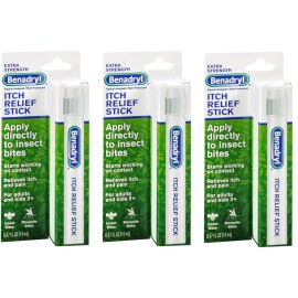 Benadryl Itch Relief Stick 0.47oz (3 Pack)