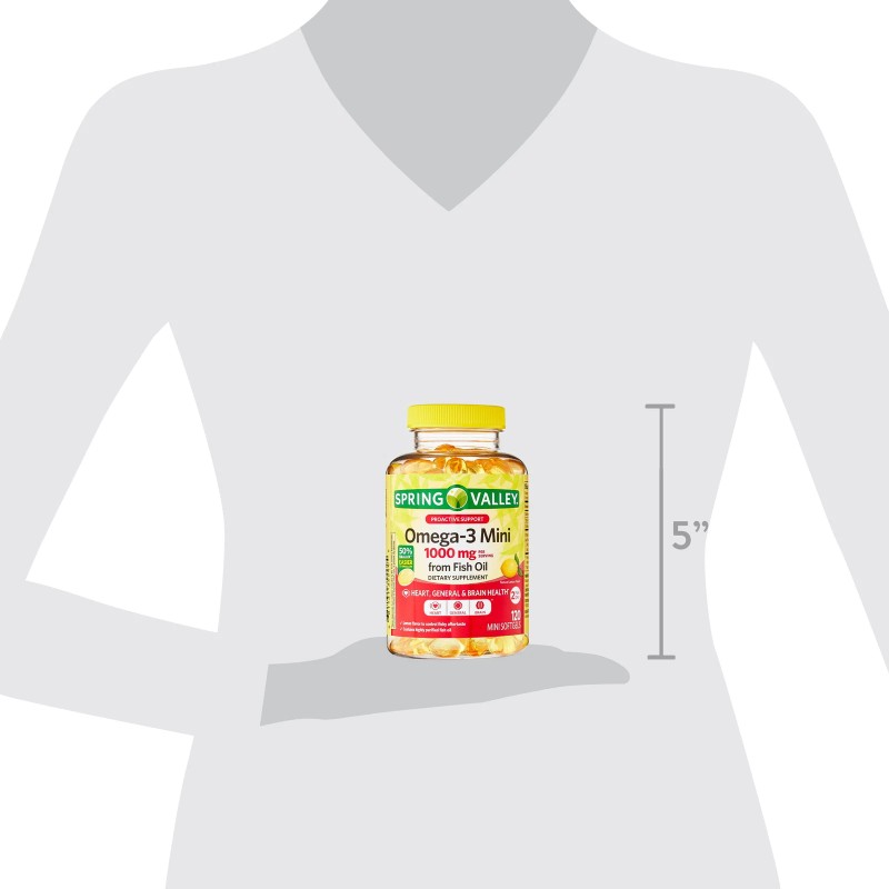 Spring Valley Proactive Support Omega-3 Mini from Fish Oil Dietary