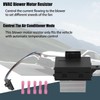 HVAC Fan Blower Motor Resistor with Connector Wire Harness Compatible