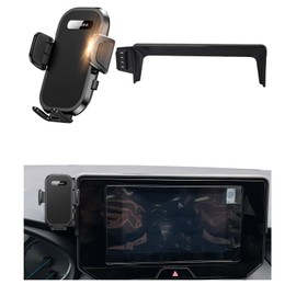 soukeo Upgraded Car Phone Holder Fits for Toyota Venza XU80 LE XLE 2021 2022 2023 Auto Accessories(Only fit for 12.3-Inch Screen),Cradles Adjustable Cell Phone Mount for 4-7 in Phones