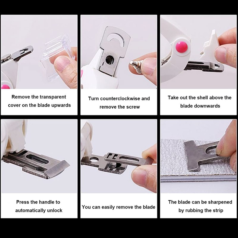 Nail Clipper Nail Tip Cutter, Stainless Steel Nail Cutter Adjustable