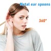 Qianyu Gold Folding Type Ear Wax Removal Tool 2 Pcs