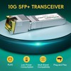 2 Pack 10G SFP+ to RJ-45 Transceiver, 1.25/2.5/5/10G-T Copper SFP+