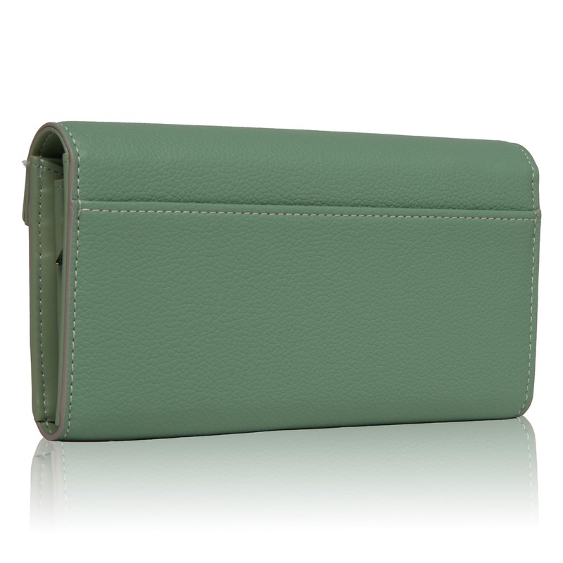 Legato Largo LJ-X0163 Long Wallet, Walnut Botan, MGR, One size