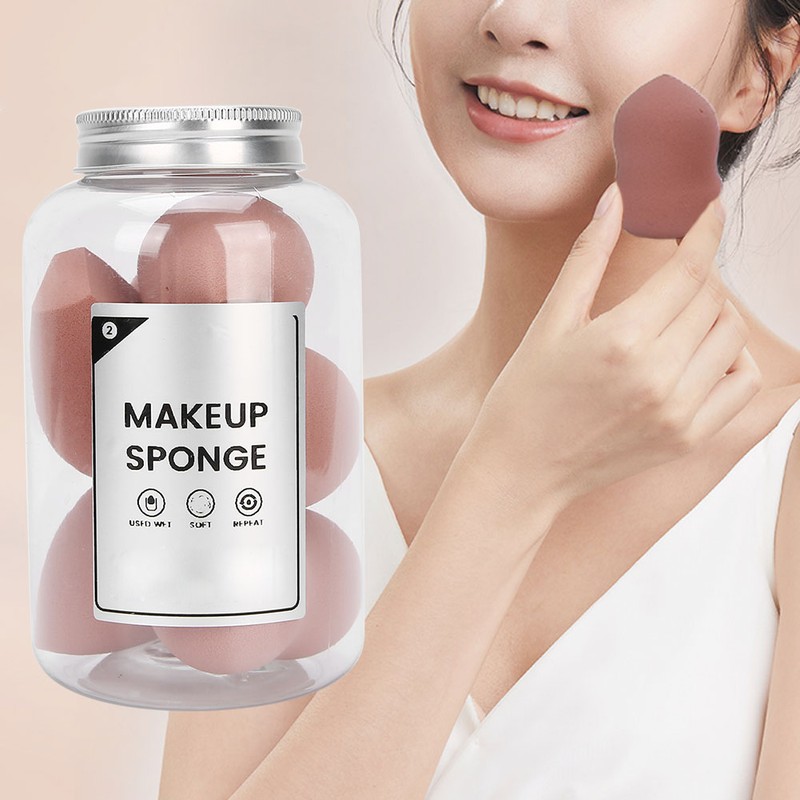 MAANGE 8pcs Sponge Makeup Blender Wet Dry Dual Use Cosmetic