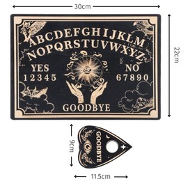 Ouija Board and Planchette Set, Table Turning, Western Edition Cokur-San, Table Tiping (Metamorphoses)