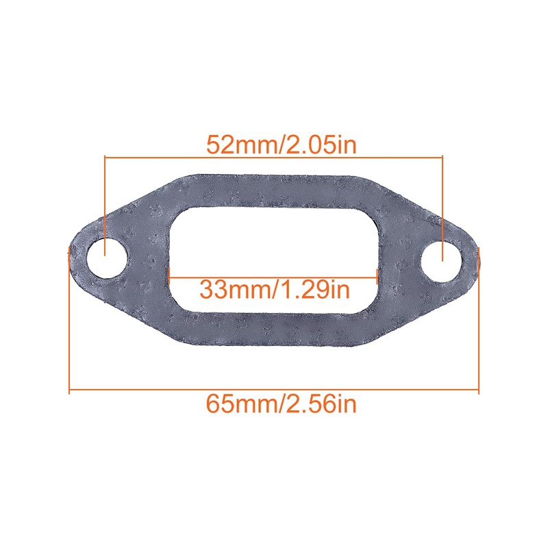 Mtanlo Ported Muffler Bracket Bolt Gasket For Husqvarna 394 395