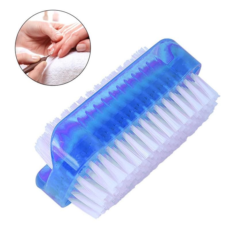 Nail Brush, Double Sided Cleaning Brush, Nail Dust Brush, Nail