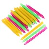 WOONEKY 100pcs Spiral Hair Curlers Perm Rods for Long Hair