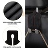 Pack of 2 Car Storage Hooks, Leather Car Seat Double