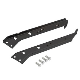 H RUO Black Saddlebag Rail Support Bracket Left & Right Side Fits for Harley Touring Electra Glide FLHT FLT FLHR FLTR FLHX 1985-2008