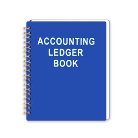 Checkbook Register - Check Register Book for Personal or Business, 8.5" × 6.5", Blank Ledger Transaction Register for for Check Book, Thick Paper, Twin-Wire Binding, Lined Notes Pages