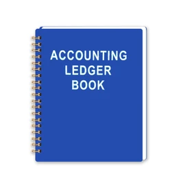 Checkbook Register - Check Register Book for Personal or Business, 8.5" × 6.5", Blank Ledger Transaction Register for for Check Book, Thick Paper, Twin-Wire Binding, Lined Notes Pages