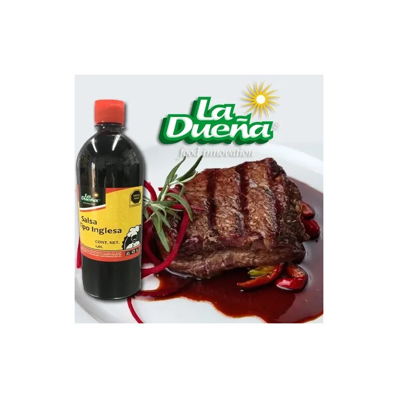 Salsa Inglesa La Dueña 1 L Carne, Mariscos, Micheladas