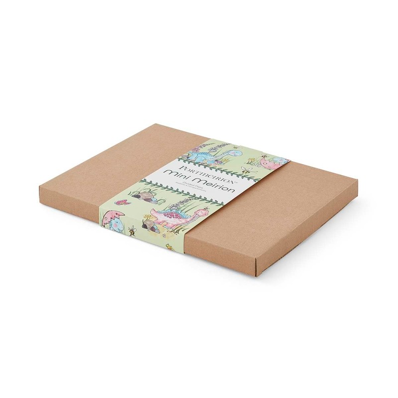 Mini Meirion Divided Plate, Pink, Blue