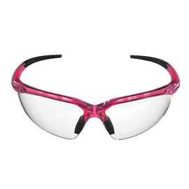 JORESTECH Safety Eyewear, ANSI Z87+ Impact Resistant Polycarbonated Eye Protection Safety Glasses, Pink Frame with Clear Lenses, Single Pair