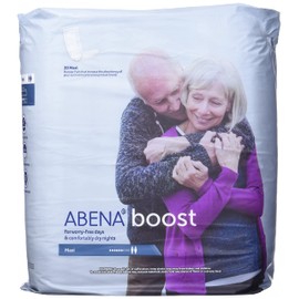 Abena BOOST Fluff Incontinence Pads - No Barrier/Flow-Through, (Sizes Normal To Extra Large) Extra Large, 20 Count