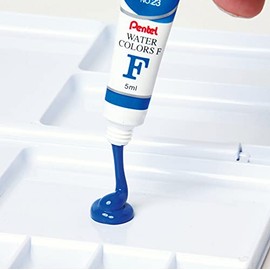 Pentel Arts Acuarelas, Colores Vívidos, Estuche con 15 Piezas, WFRS-15